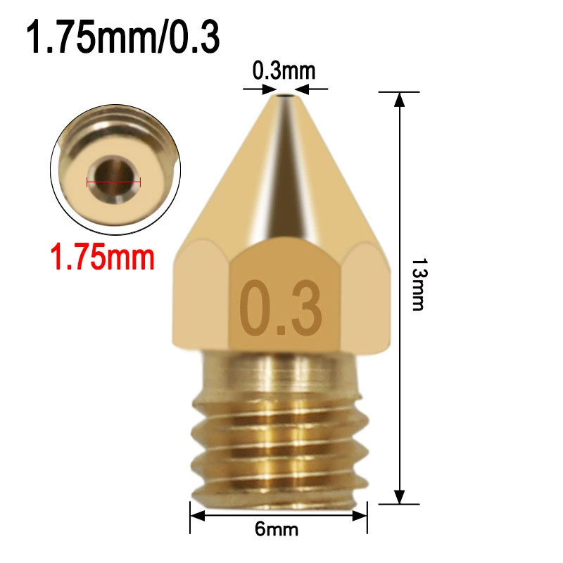 Brass 3D printer accessories, wholesale