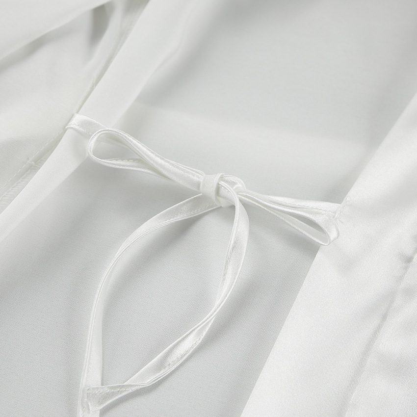 Pure Elegance White Sheer Nightwear