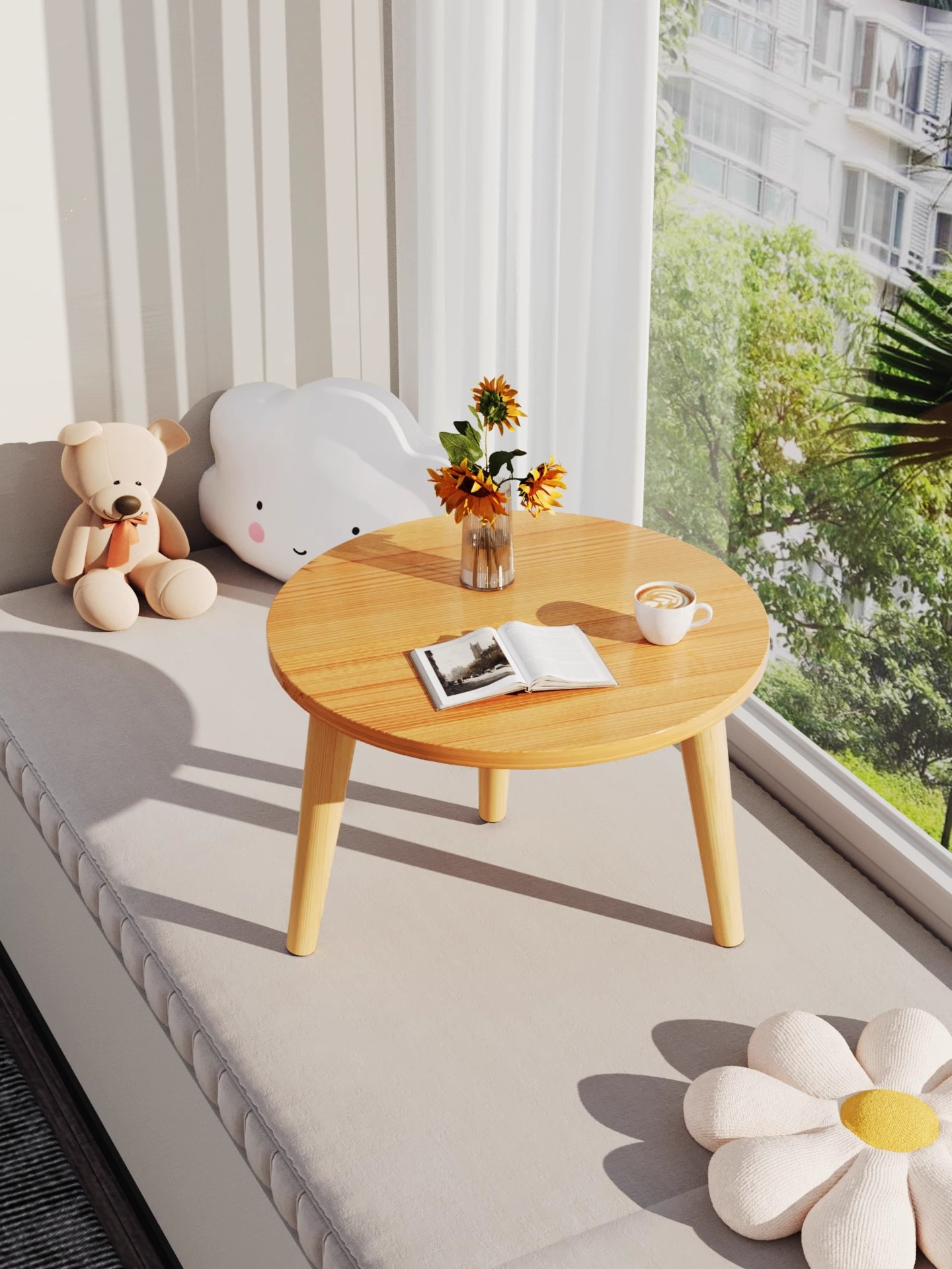 原木色【円卓30*30高さ30】