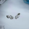 5.5CM double love clip (white K)