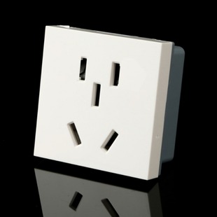 Yide Factory Direct Sales 45*45 National Standard Five-Hole Card-Type Socket New National Standard Two/Three-Hole Desktop Power Socket