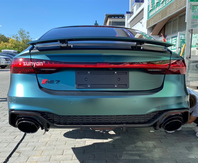 09-24 A7 modified RS7 large surround upgrade S7 front and rear bumper side skirt tail lip tremella for Audi A7 wholesale