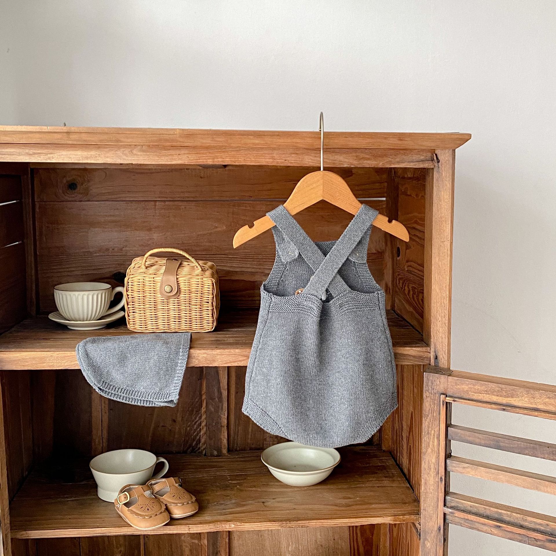 Abbigliamento autunnale 2024 per neonati, bambini piccoli, ragazzi e ragazze, giacca cardigan ricamata con funghi + kaki + ricamata_voghion.com