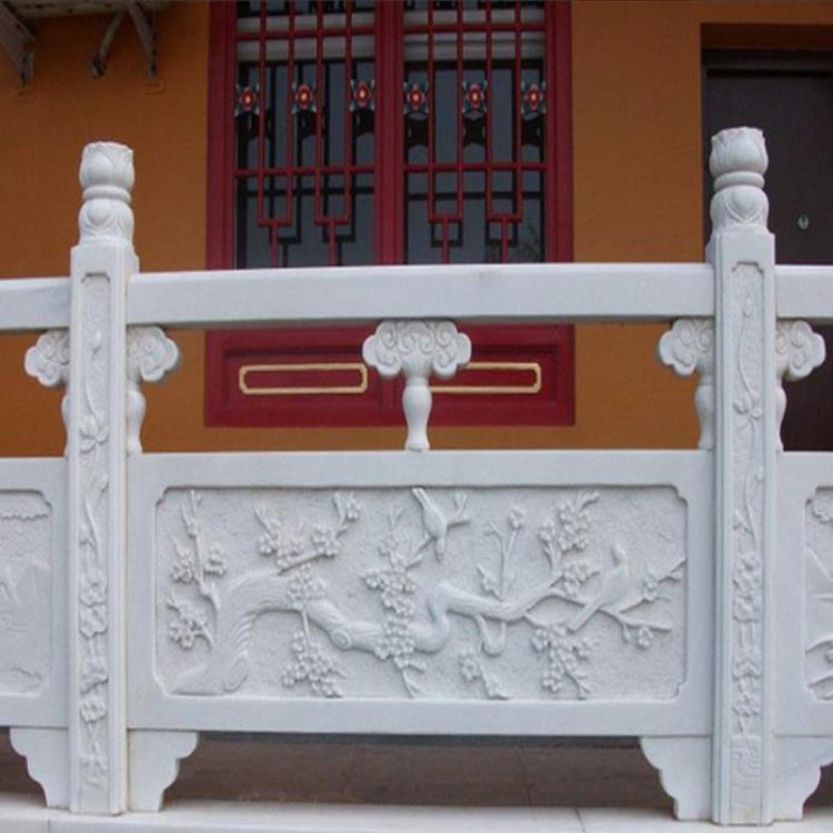 福建石栏杆厂家 供应花岗岩石材栏杆寺庙景区防护石雕栏杆