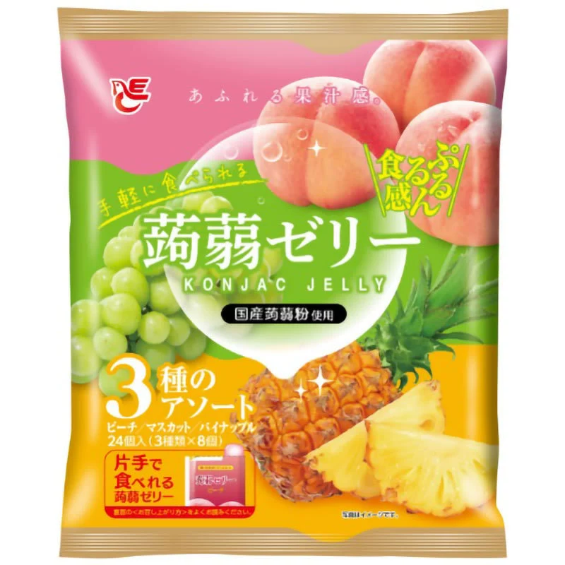 ACE assorted fruity konjac jelly imported from Japan can absorb 480g/large bag