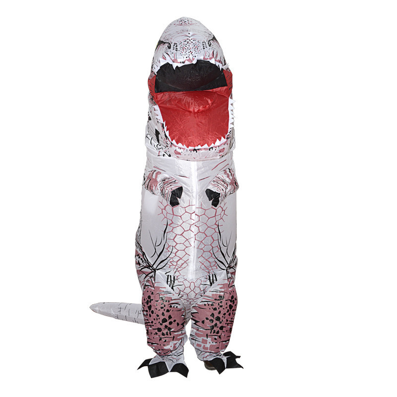 Disfraces inflables de Halloween trajes transfronterizos para niños trajes inflables de Tiranosaurus trajes de dinosaurios para adultos