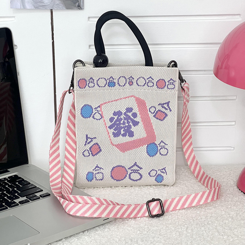 Bolso de hombro de mujer versátil 2025 nuevo estilo de lujo ligero estilo de moda de punto de mano bolso de hombro de hombro de hombro