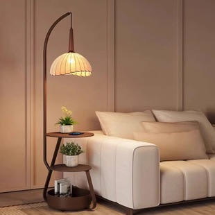 ✅ Floor Lamp, Antique Style Bedroom Bedside Table, Integrated Grapefruit Lamp, Living Room Sofa, Atmospheric Coffee Table, Fishing Lamp