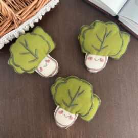 韩国新款卡通清新充棉蔬菜包包配饰挂件胸针冰箱贴辅料鞋服配饰