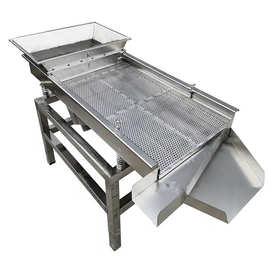 直线过筛设备图片塑料颗粒分选杂质设备 粮食筛谷糠机器不锈钢304