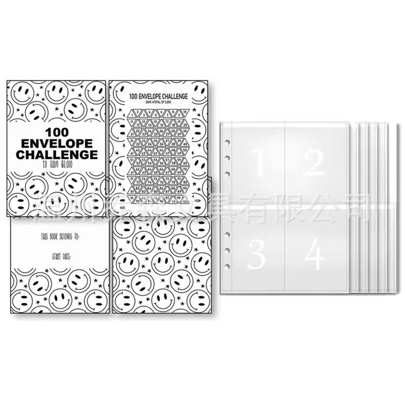 Accesorios: impresión digital de cuatro tarjetas de rejilla Película 25 hojas + 2 hojas de papel recubierto de cara sonriente