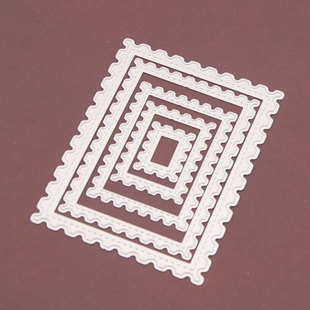 DIY metal embossing cutting knife die carbon steel paper cutting card template N54 rectangular stamp frame