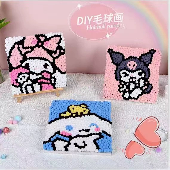 Дуайн Интернет-Хит Дети DIY цифровая буровая бурение Карикатурная окраска Декор Рисование Сани Рио Мао Шариковая Рисунок