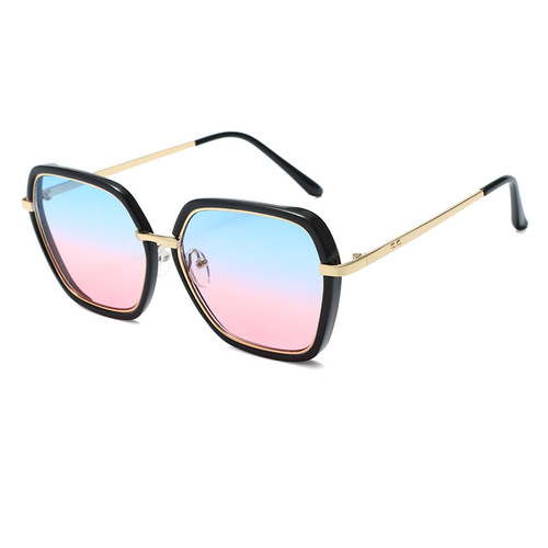 2024 new square frame sunglasses for men and women, outdoor driving, anti-UV, face modification, clothing and eye protection