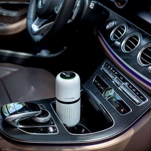  New Cross-border P02 Car Air Purifier Small Portable Formaldehyde Air Purifier with Negative Ions