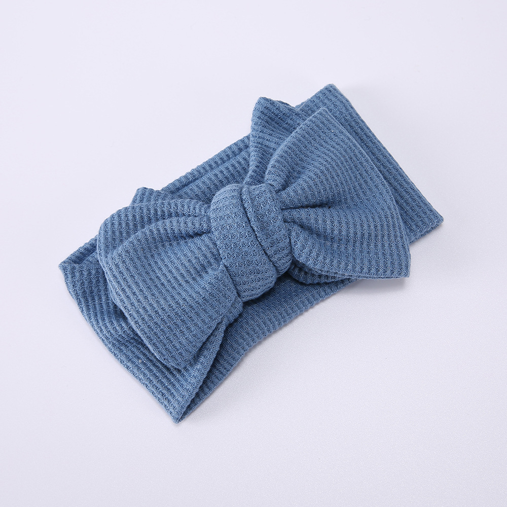 Fashion Bow Knot Cloth Rib-knit Butterfly Hair Band 1 Piece display picture 6