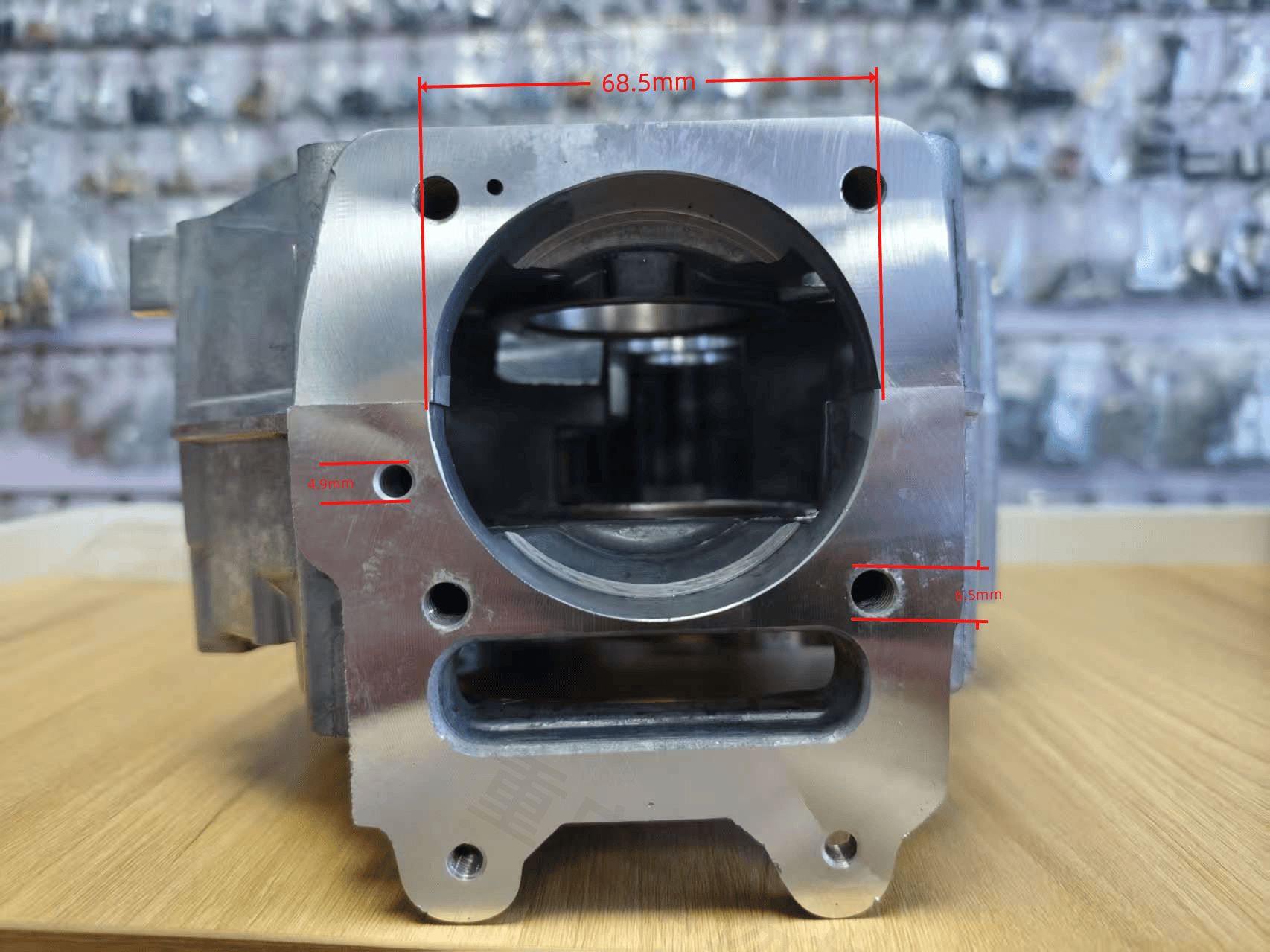 Motorcycle Accessories Cnc Processing Southeast Asia Wave125 Motorcycle Modified Crankcase Body 4 Valve Case
