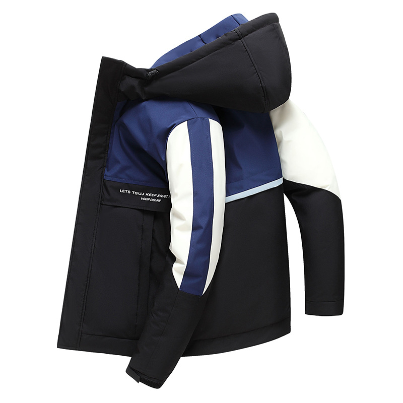2024 nuevo invierno ocio cálido colorado grueso algodón ropa de hombre pareja joven chaqueta chaqueta ropa de hombre