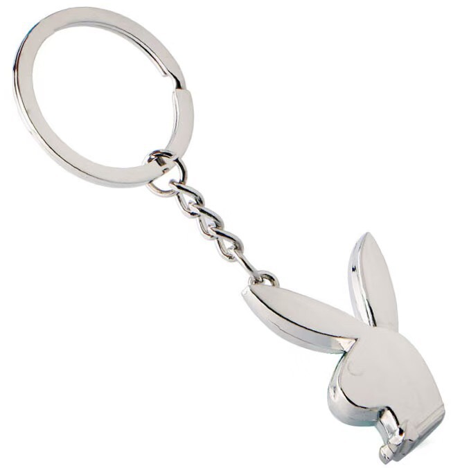 Creative Gift Playboy Bunny Keychain Cute Personalized Keychain Pendant Creative Gift Playboy Bunny Keychain Cute Personalized Keychain Pendant