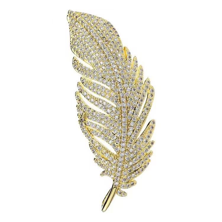 Spilla in argento con zirconi in stile coreano, per abito da donna, semplice accessorio alla moda per cappotto_voghion.com