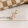 Silver needle, earrings, cute small set, silver 925 sample, simple and elegant design, Korean style, city style