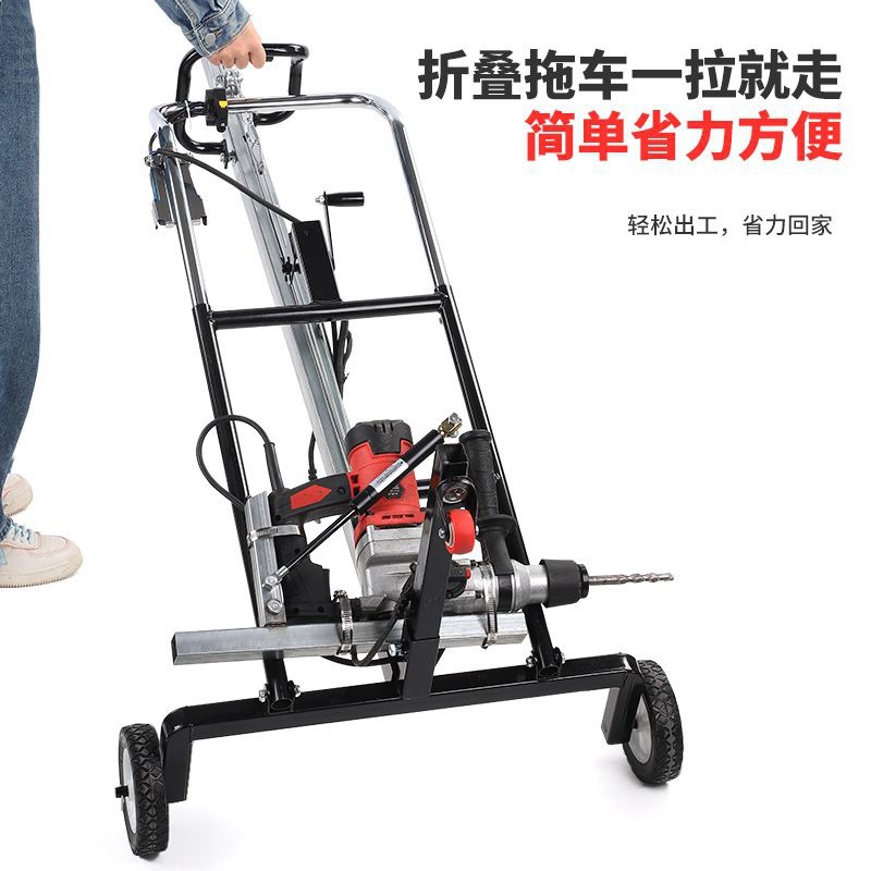尚得力电锤冲击钻升降支架吊顶打孔带电线免安装伸缩加厚固定架