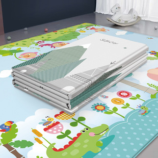 Huaying Foldable Baby Early Education Crawling Mat Thickened Baby Living Room Home Crawling Mat Children's Foam Floor Mat