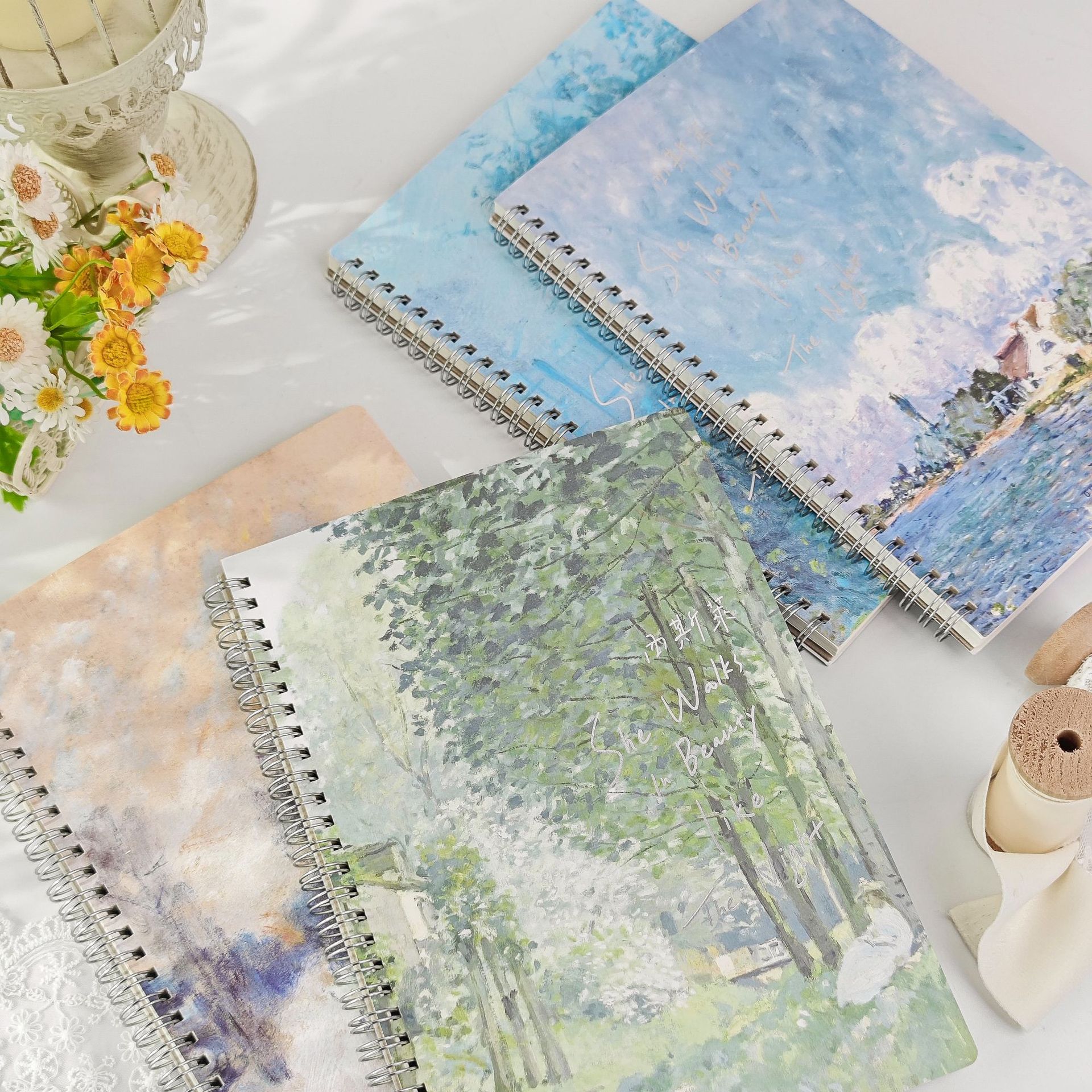 初品線圈A5文学生活シリーズins学生ノートブック携帯用ハンドブック新鮮で創造的な旅行日記