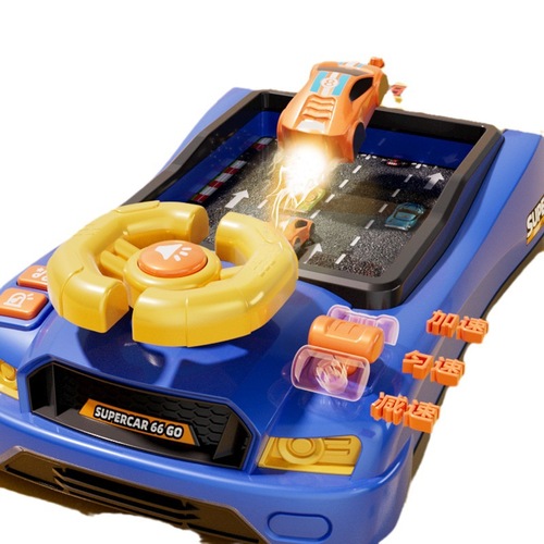 Children's educational toy racing adventure steering wheel car simulation driving game console boy gift
