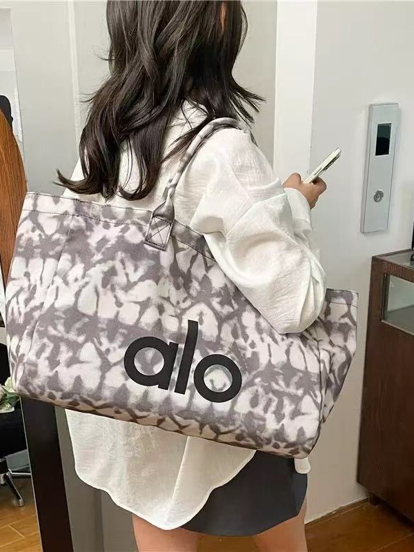 alo欧阳娜娜同款手提包新款大容量帆布包行李包|undefined