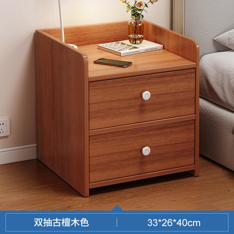 Mesita de noche Mesita de noche simple moderna y sencilla con cerradura Mini armario de almacenamiento pequeño dormitorio doméstico Armario de almacenamiento junto a la cama