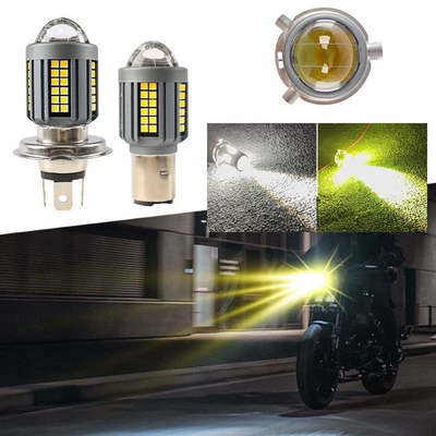 White Dual-Color High and Low — Motorcycle headlights, headlights