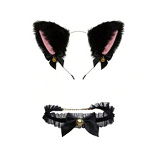 L 44158 Cat Ears Bell Hair Clip è������������ �羳ŷ��