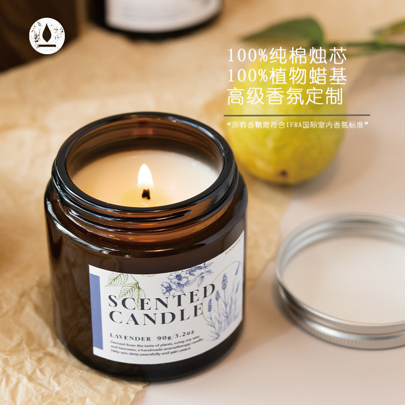 cera de soja, cera de cera de aroma doméstica, nicho duradero, regalo de boda de alto nivel, caja de regalo de fragancia, venta caliente transfronteriza