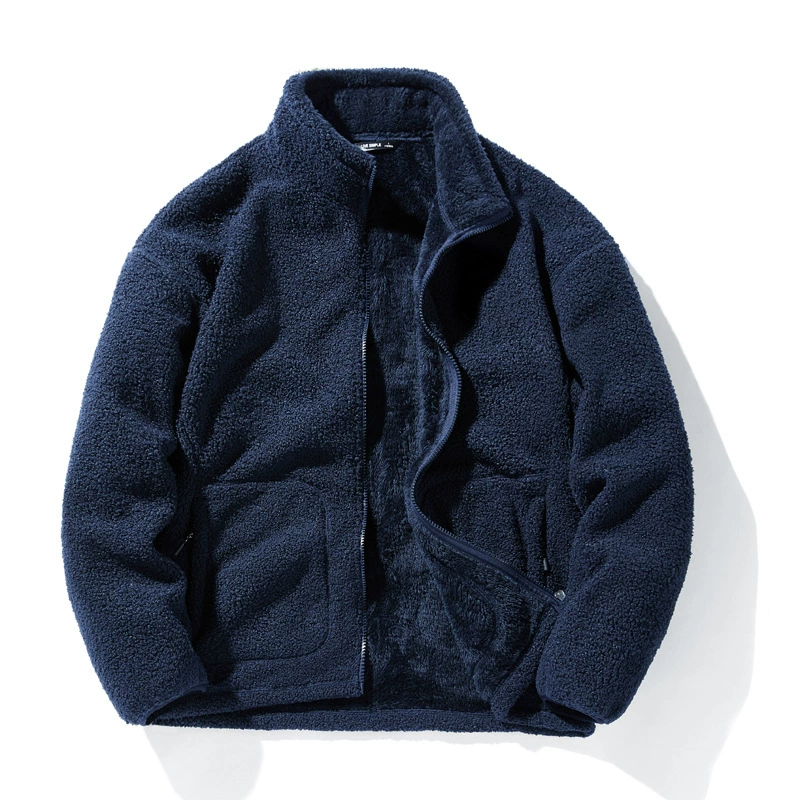 Velvet demi-season jacket, sweatshirt, keep warm cardigan with zipper
