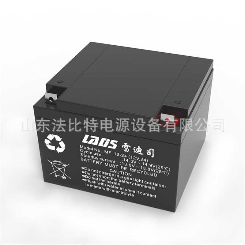 河南雷迪司MF12-24免维护电池12V24AH含税运/UPS不间断电源
