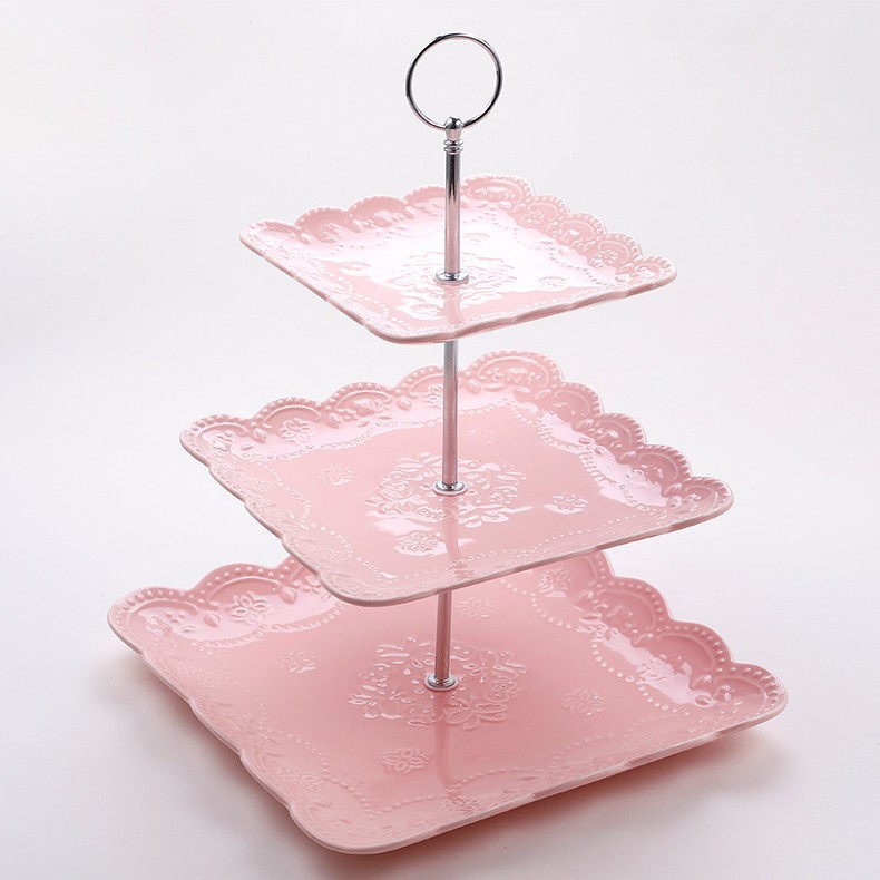 304 stainless steel ring fruit plate stand tea snacks desserts…
