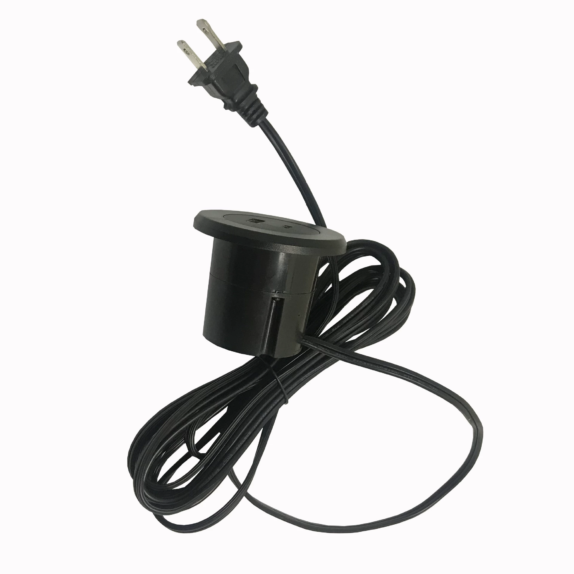 Американский круглый разъем USB+TYPE-C порт настольный американский встроенный офисный стол головной книжный шкаф линейка вставка офис специальный