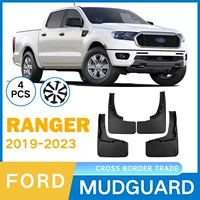 Внешняя торговля, подходит для Ford Ranger 2019-2023, автомобильный брызговик из мягкой резины.
