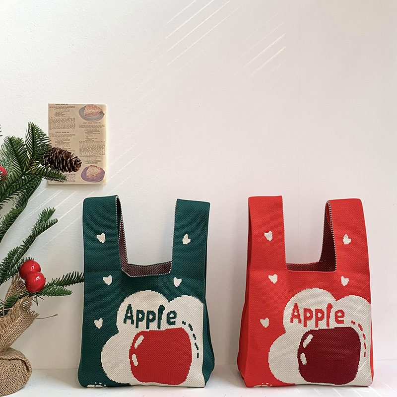 Bolso de Navidad Teléfono móvil mensajero mujer 2025 nuevo estilo bolso de regalo de Apple bolso de punto bolso de teléfono móvil al por mayor