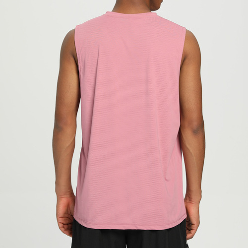Sports basketball vest men's summer vest ice silk quick-drying sleeveless T-shirt loose running training fitness clothes