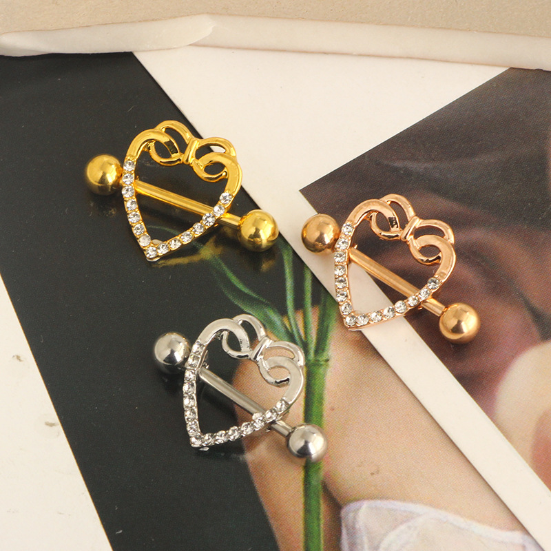 Labret piercing jewelry detail image