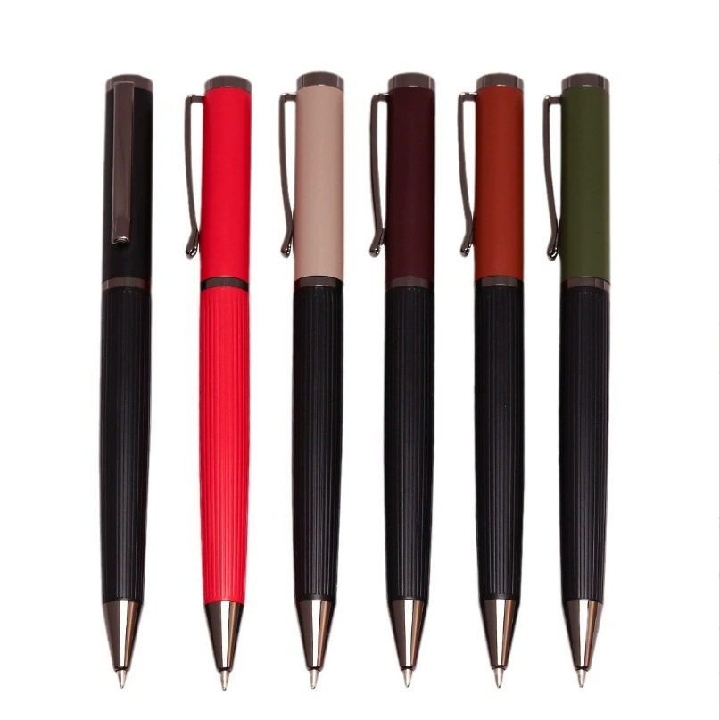 Metal matte ballpoint pen, gift pen, (Physicals), wide color palette