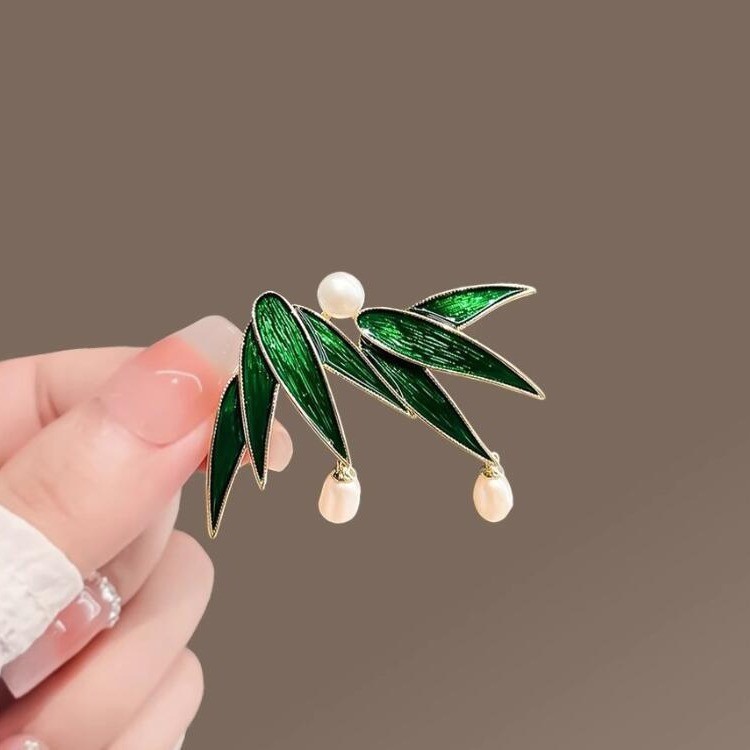 669-2 녹색 대나무 잎
