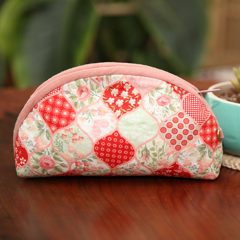 2024 verano patchwork nuevo embrague bolso femenino hecho a mano bricolaje no bordado simple hecho a mano bolso pequeño hecho a mano bolso de media luna