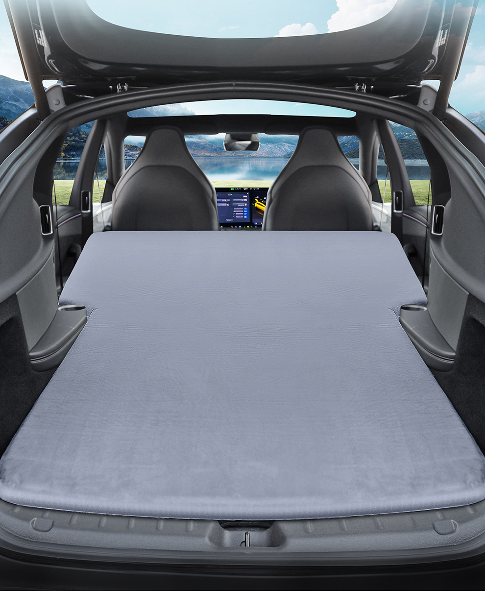 Tesla Model Yl Six-Seater Trunk-Specific Air Mattress Car Inflatable Mattress Rear Seat Leveling Sleeping Pad