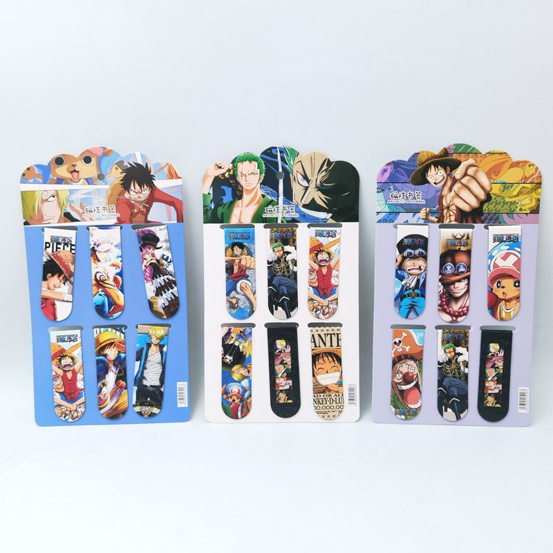 marcadores creativos colección completa de estudiantes de dibujos animados marcadores de barra magnéticos aficionados marcadores de libros