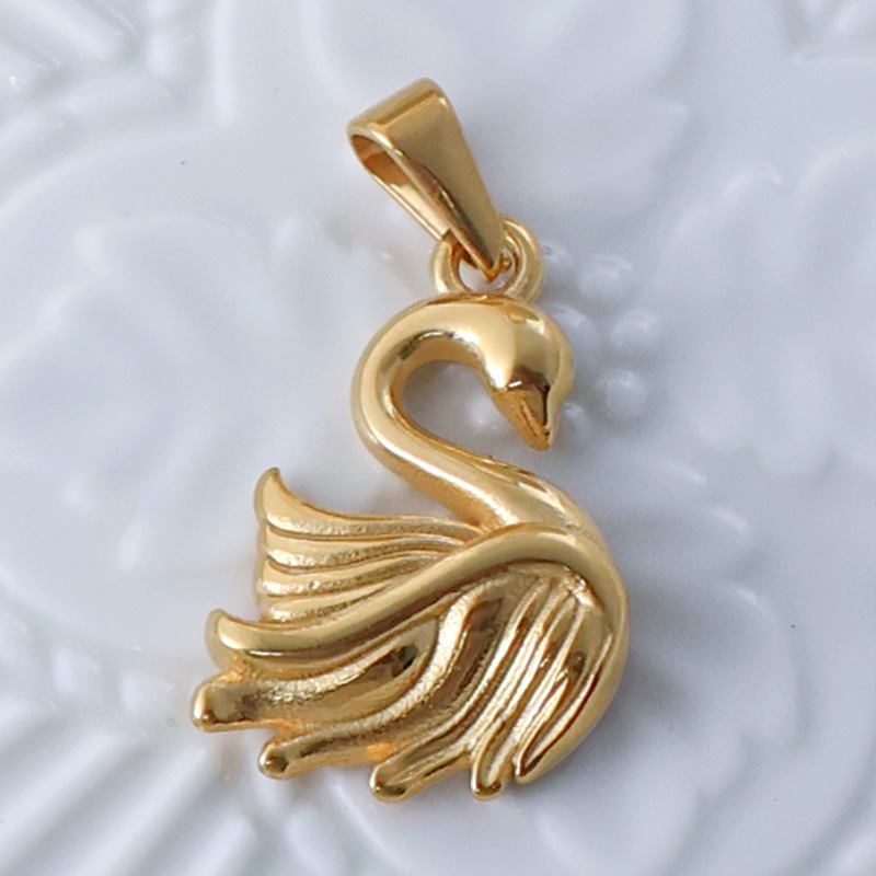 10g Weight Pendant Jewelry Making Type Real Gold Plated Plating Material 1 Piece Quantity Holiday, Daily Occasion 304 Stainless Steel Material Geometric Pattern Unisex Gender Retro Style Waterproof Non Tarnish, Plating Craft 1 Piece 304 Stainless Steel Real Gold Plated Geometric Pendant 13