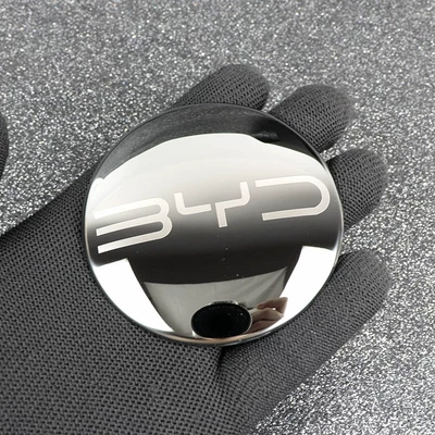 Hub cover: Seal 05 07 Gt Wheel - byd-letter-model-mirror-black-titanium-4-pieces