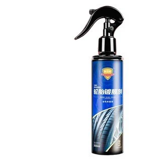 Colch tire wax liquid glazing glaze car tire curing wax cleaning decontamination Gloss Protection agent (Cleaning/curing agent) - 200ml-blue